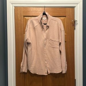 Lou & Grey Neutral Button Down
